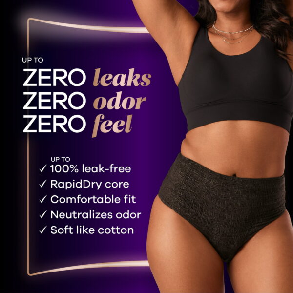 Always Discreet Boutique Incontinence and Postpartum Underwear for Women,