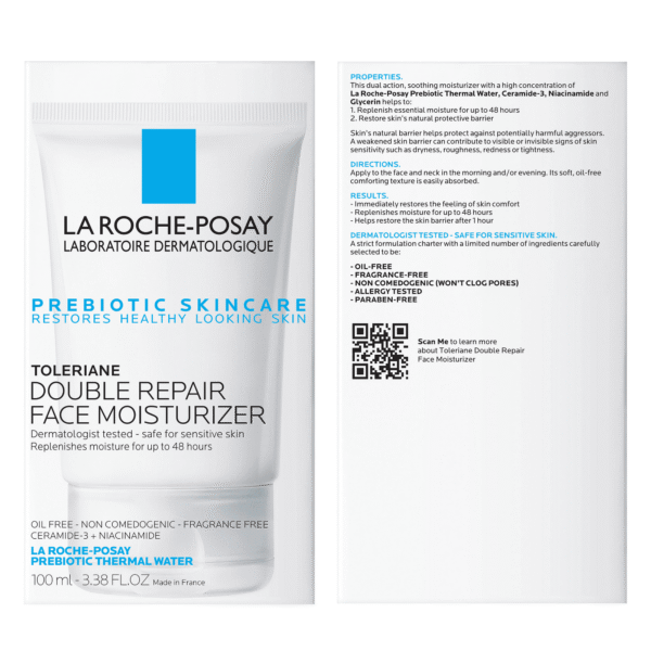 Toleriane Double Repair Moisturizer, 3.38 fl oz