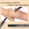 Upgraded Magic Eyebrow Pencil Waterproof Long-Lasting, Ultra-Fine Tip Eyebrow Pencil with 4 Fork-Light Brown