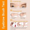 Upgraded Magic Eyebrow Pencil Waterproof Long-Lasting, Ultra-Fine Tip Eyebrow Pencil with 4 Fork-Light Brown