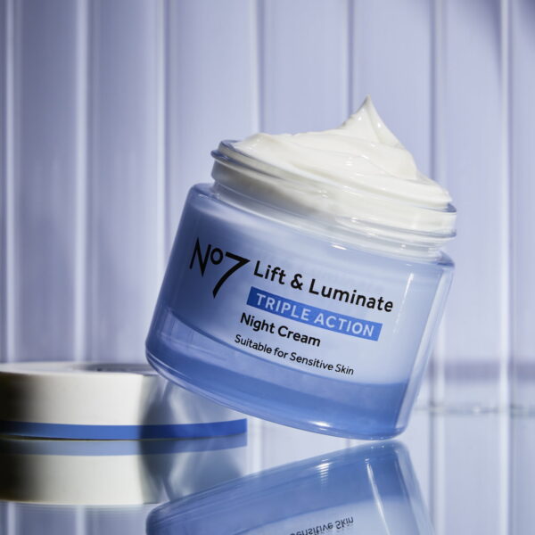 Lift & Luminate Triple Action Night Cream with Collagen Peptides & Vitamin C, All Skin Types, 1.69 oz